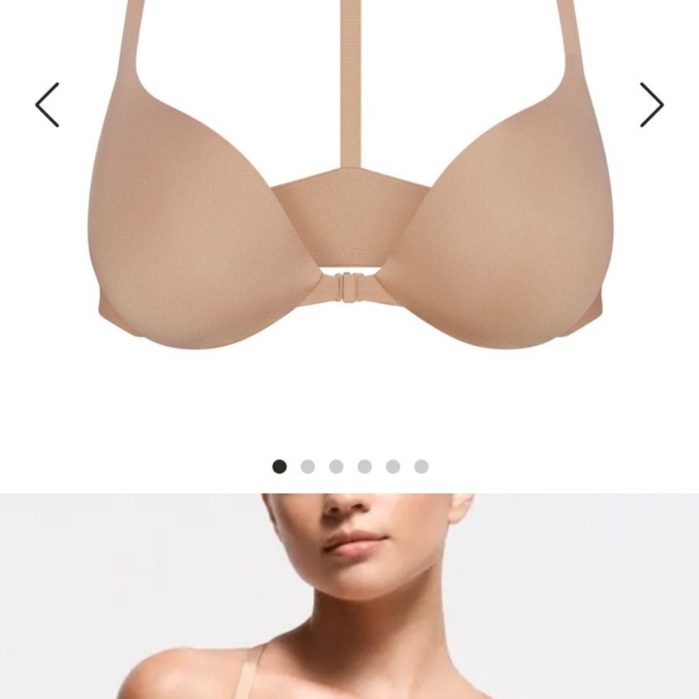 SKIMS Nude T-Back Bra